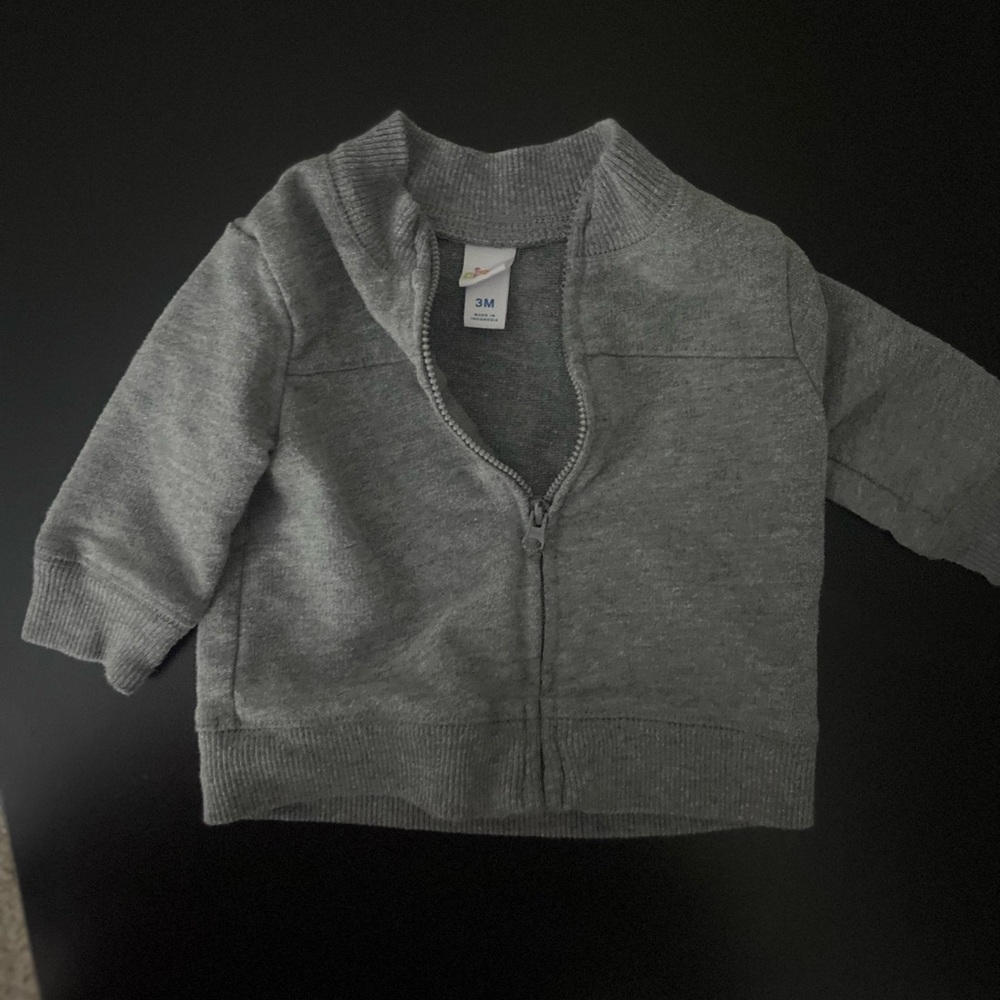 Circo Charcoal Kids Zip-Up Hoodie